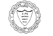 AMERICAN INSTITUTE OF PROFESSIONAL GEOLOGISTS COMPETENCE INTEGRITY ETHICS FOUNDED 1963 AIPG
