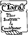 CLARA'S HAIR LOTION & CONDITIONER