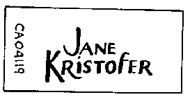JANE KRISTOFER