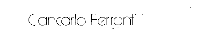 GIANCARLO FERRANTI