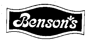 BENSON'S