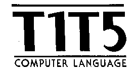 T1T5 COMPUTER LANGUAGE