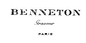 BENNETON GRAVEUR PARIS