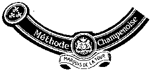 METHODE CHAMPENOISE MARQUIS DE LA TOUR IMPORTED BY THE BARRINGTON COMPANIES-LOS ANGELES-CALIFORNIA-U.S.A. BRUT MARQUIS DE LA TOUR FRENCH SPARKLING WHITE WINE