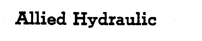 ALLIED HYDRAULIC