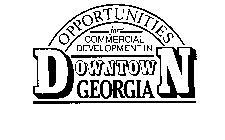 OPPORTUNITIES FOR COMMERCIAL DEVELOPMENT IN DOWNTOWN GEORGIA