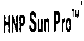 HNP SUN PRO