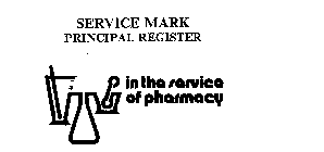 IN THE SERVICE OF PHARMACY
