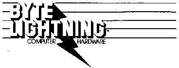 BYTE LIGHTNING COMPUTER HARDWARE