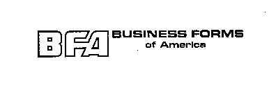 BFA BUSINESS FORMS OF AMERICA