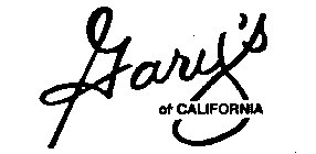 GARY'S OF CALIFORNIA