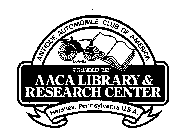 AACA LIBRARY & RESEARCH CENTER ANTIQUE AUTOMOBILE CLUB OF AMERICA HERSHEY, PENNSYLVANIA U.S.A. FOUNDED 1981 DURYEA