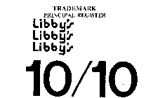 LIBBY'S LIBBY'S LIBBY'S 10/10