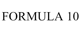 FORMULA 10