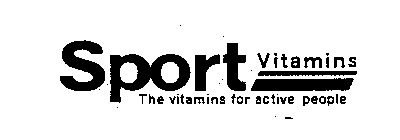 SPORT VITAMINS THE VITAMINS FOR ACTIVE PEOPLE