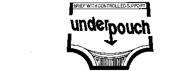 UNDERPOUCH BRIEF WITH CONTROLLED SUPPORT