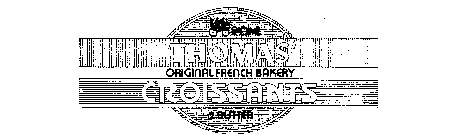 THOMAS' ORIGINAL FRENCH BAKERY CROISSANTS 2 BUTTER