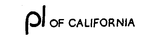 PL OF CALIFORNIA