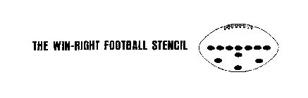 THE WIN-RIGHT FOOTBALL STENCIL