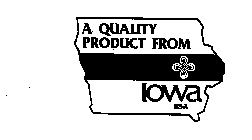 A QUALITY PRODUCT FROM IOWA USA