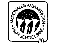 M MCDONALD'S ALL.AMERICAN HIGH SCHOOL BAND