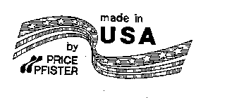 MADE IN USA BY PRICE PFISTER