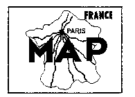 MAP PARIS FRANCE