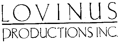 LOVINUS PRODUCTIONS INC.