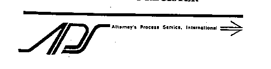 APS ATTORNEY'S PROCESS SERVICE, INTERNATIONAL