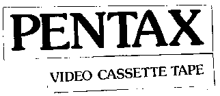 PENTAX VIDEO CASSETTE TAPE