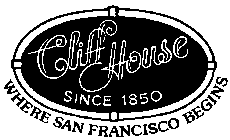 CLIFF HOUSE SINCE 1850 WHERE SAN FRANCISCO BEGINS