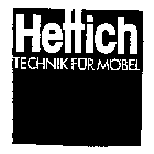 HETTICH TECHNIK FUR MOBEL