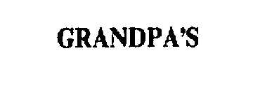 GRANDPA'S