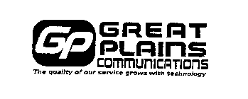 GP GREAT PLAINS COMMUNICATIONS THE QUALITY OF OUR SERVICE GROWS WITH TECHNOLOGY