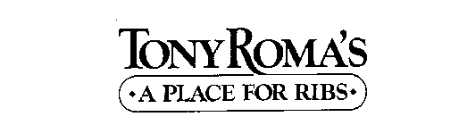 TONY ROMA'S A PLACE FOR RIBS