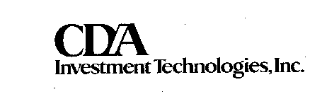 CDA INVESTMENT TECHNOLOGIES, INC.