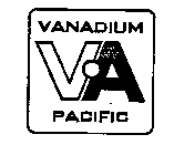 VA VANADIUM PACIFIC
