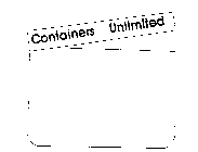 CONTAINERS UNLIMITED