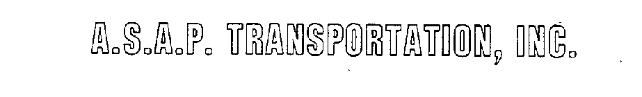 A.S.A.P. TRANSPORTATION, INC.
