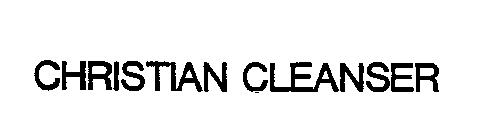 CHRISTIAN CLEANSER