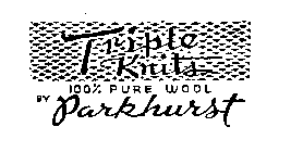 TRIPLE KNITS 100% PURE WOOL BY PARKHURST