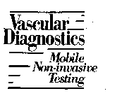 VASCULAR DIAGNOSTICS MOBILE NON-INVASIVE TESTING