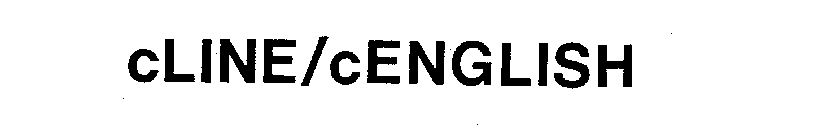 CLINE/CENGLISH