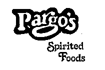 PARGO'S SPIRITED FOODS