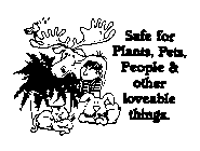 SAFE FOR PLANTS, PETS, PEOPLE & OTHER LOVEABLE THINGS.