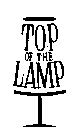 TOP OF THE LAMP