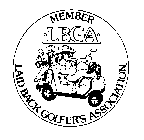 MEMBER LBGA LAID BACK GOLFER'S ASSOCIATION