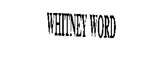 WHITNEY WORD