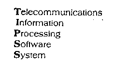 TELECOMMUNICATIONS INFORMATION PROCESSING SOFTWARE SYSTEM