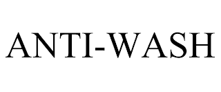 ANTI-WASH